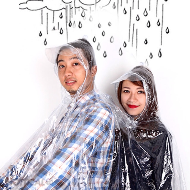 Áo mưa trong suốt 2 đầu | Shopee Việt Nam