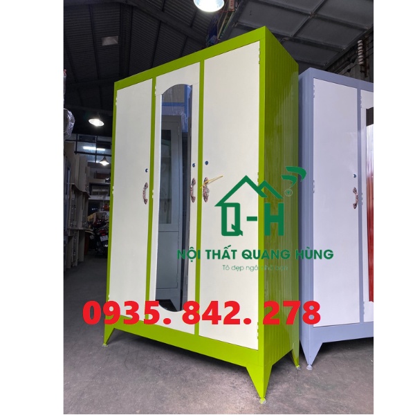 TỦ SĂT 3 CÁNH SƠN DẦU CAO CẤP