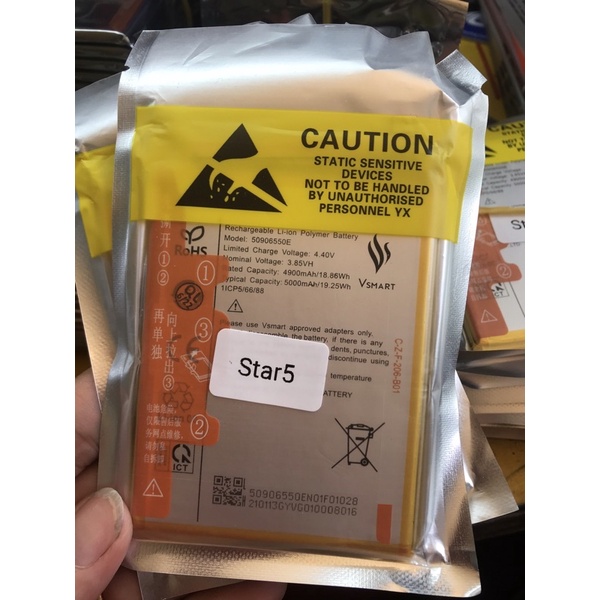 PIN ZIN VSMART STAR 5 CHÍNH HÃNG