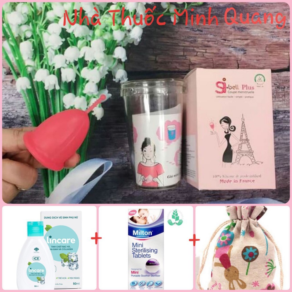 Cốc nguyệt san Sibell Plus Nhập Khẩu Pháp ♥ Tặng nhiều quà - Free ship♥ (chính hãng)