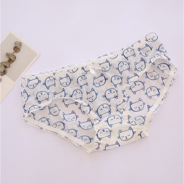 Quần Lót Lưới Siêu Thoáng Họa Tiết Dễ Thương Q586 | BigBuy360 - bigbuy360.vn