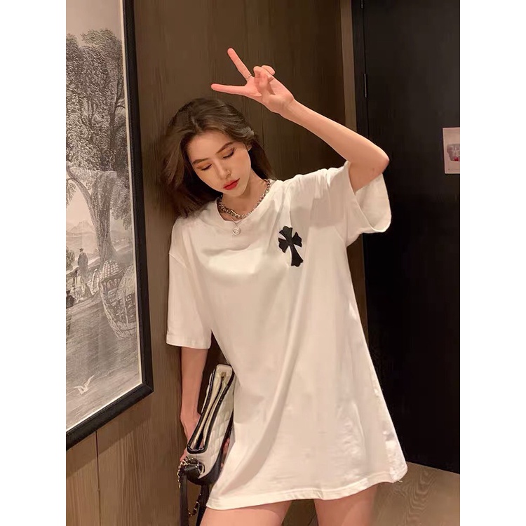 Áo phông chorme heart, áo thun unisex, chất cotton thoáng mát, form rộng.