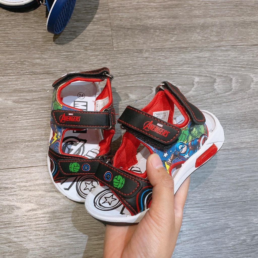 Sandal quai dán đèn nháy bé trai- tiếp