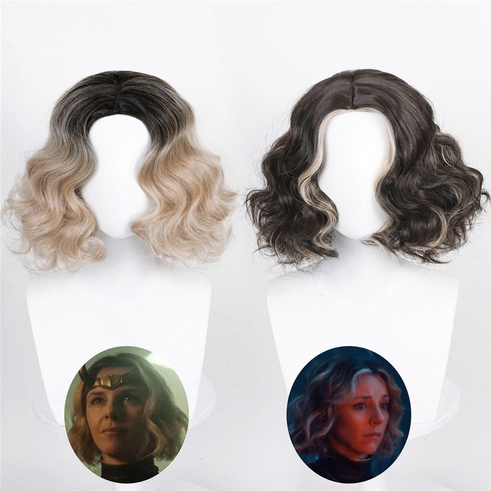 BEBETTERM Tóc Giả Ngắn Hóa Trang Loki Mùa 1 Mới 2021