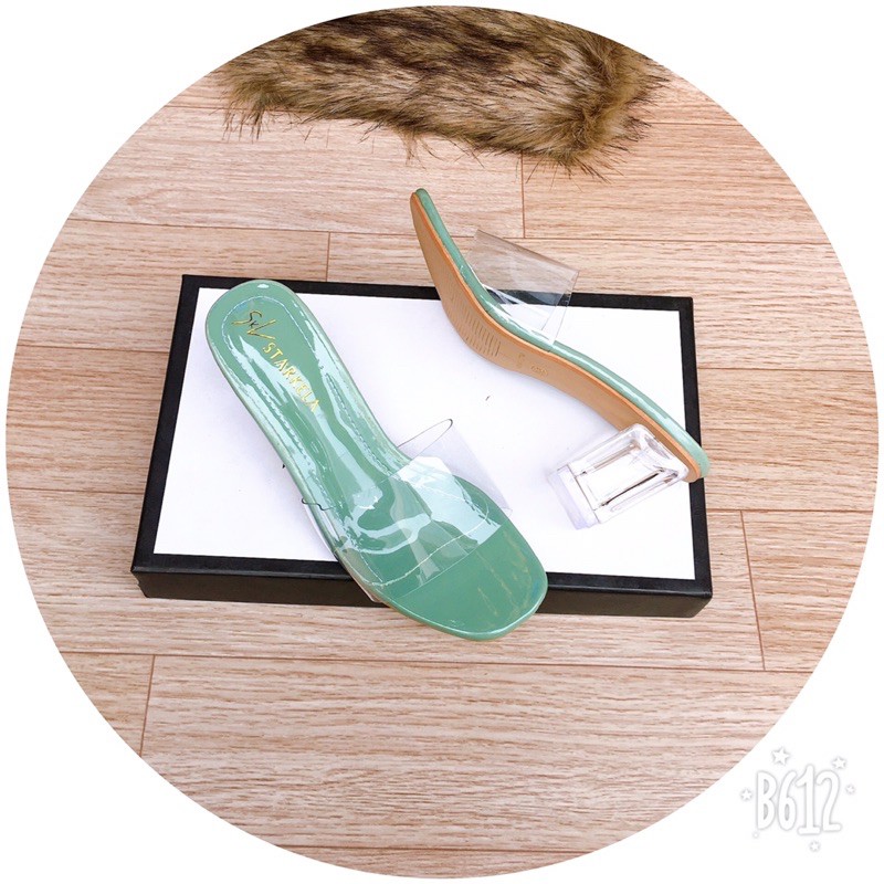 Dép lê bản ngang gót 5cm