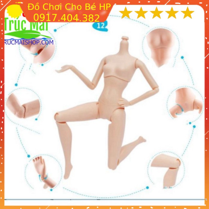 [SIÊU SALE] Búp bê công chúa xoay các khớp (chân, tay, vai, cổ) ✅  Đồ Chơi Trẻ Em HP