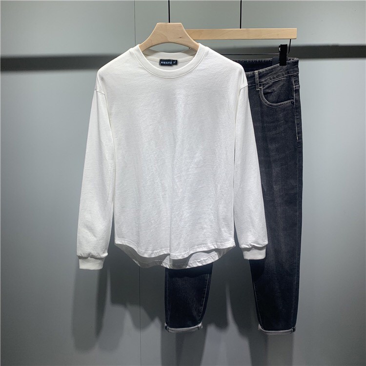 Áo Thun Tay Dài Sweater Vạt Bầu Chất Cotton Mềm Mại Thoáng Mát | BigBuy360 - bigbuy360.vn