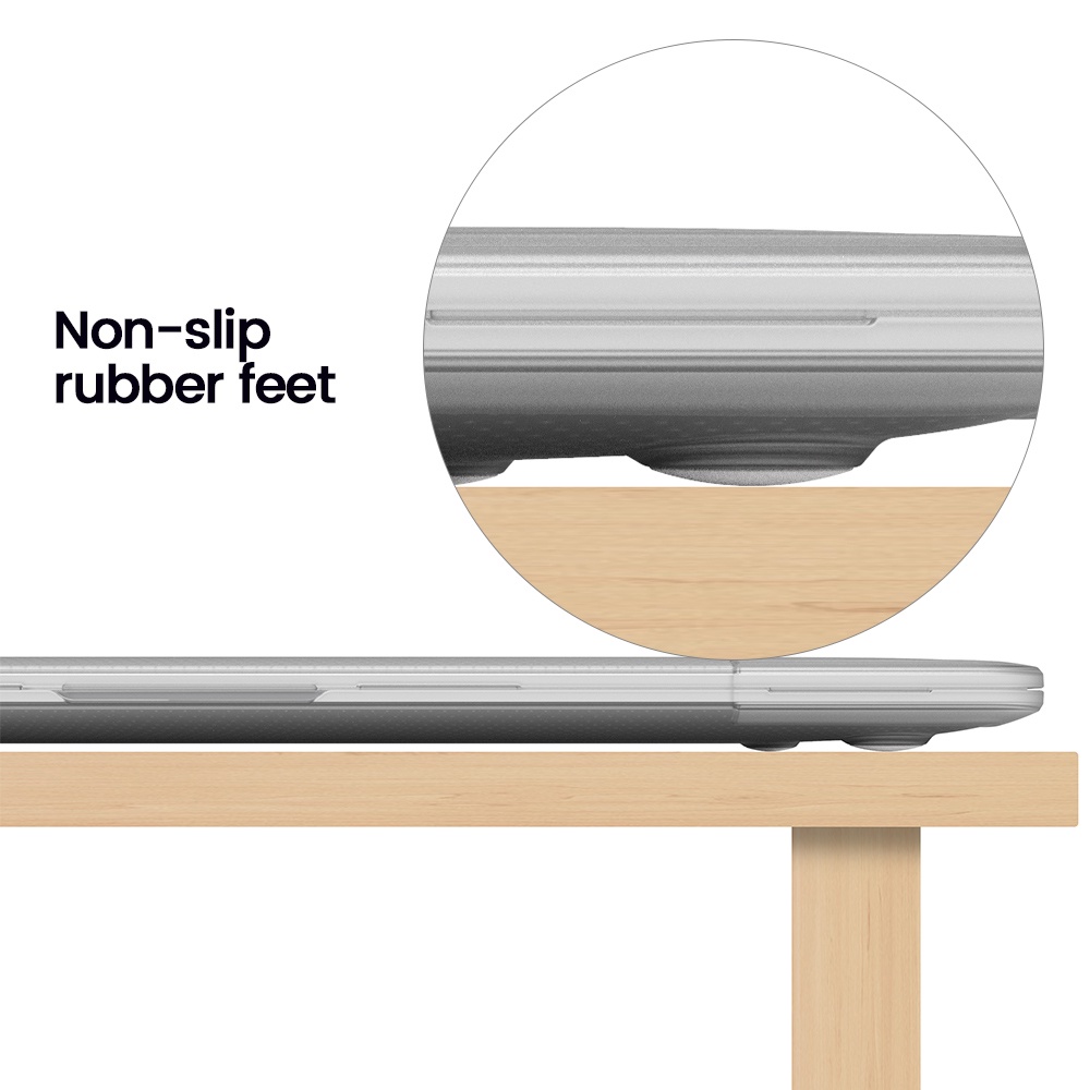 Ốp Macbook cao cấp TOMTOC HardShell Slim for Macbook Air 13&quot; (2018-2021) Macbook Air M1 -  Model A1932 , A2179  , A2337