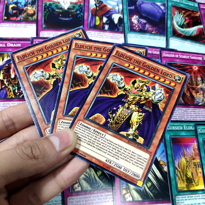 Bài Yugioh ❤️FREESHIP❤️ Thẻ bài Yugioh Eldlich deck 54 lá