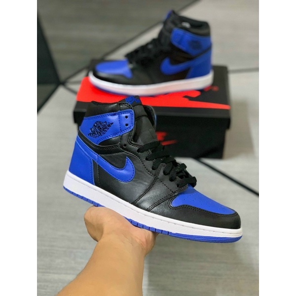 Giầy Jordan 1 đen xanh cao cổ hàng siêu đẹp
