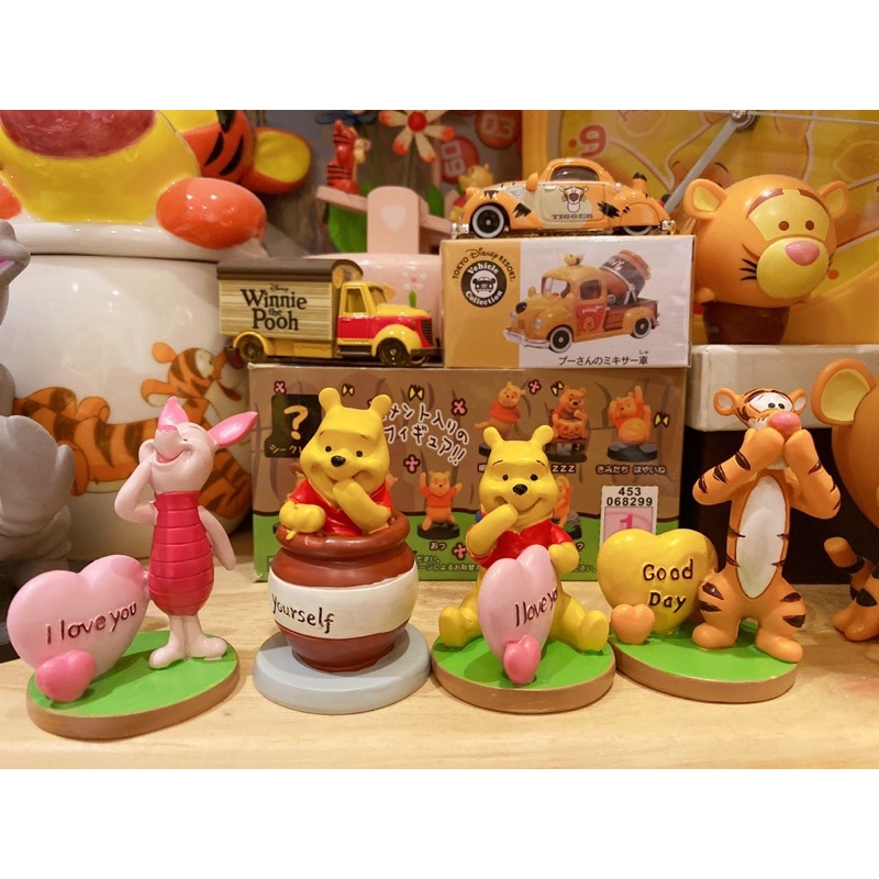 Tượng decor đồ chơi gấu Pooh và các bạn