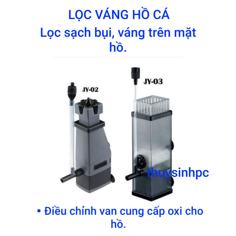 Lọc váng SunSun JY02 và JY03 cho hồ thủy sinh cá tép cảnh