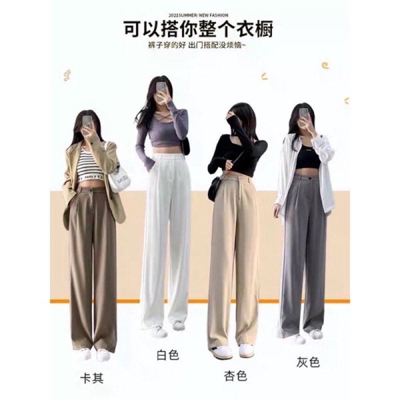 Quần ống rộng 2khuy mã mới _09