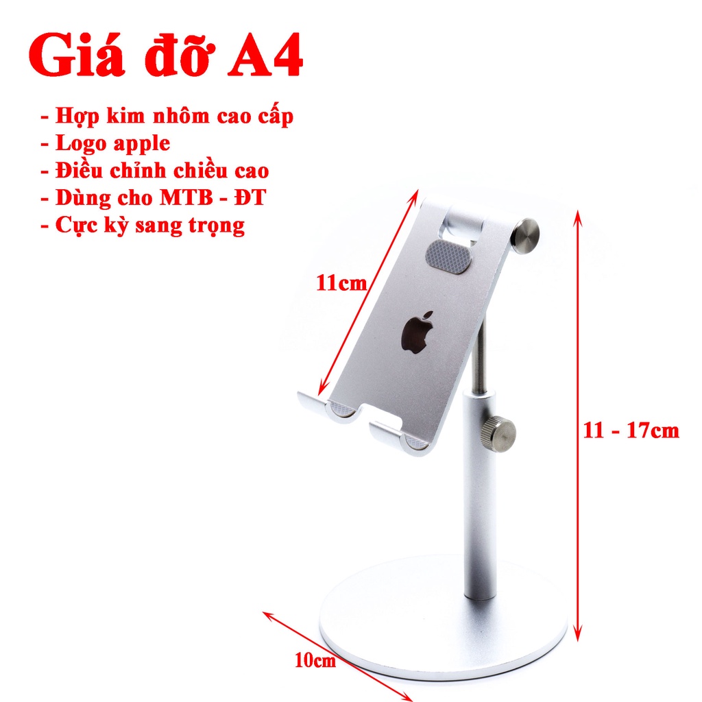 Giá đỡ Điện thoại cho iphone, ipad hợp kim nhôm chất lượng