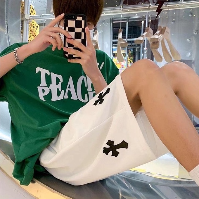 [M-8XL] Quần Short Thể Thao Dáng Rộng Thời Trang Mùa Hè Giản Dị Kích Thước Lớn Cho Nam Giới
