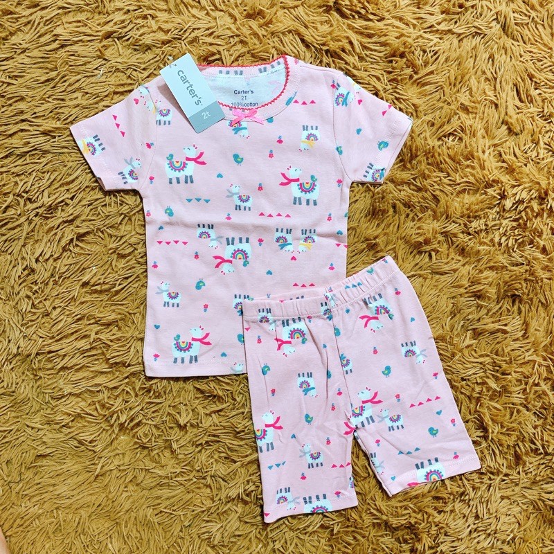 Bộ cotton bozip cho bé gái