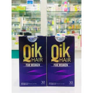 (Hàng chính hãng có tem tích điểm) QIK HAIR FOR WOMEN - Giảm rụng tóc dành cho nữ - Amipharma ✅CÓ BILL✅