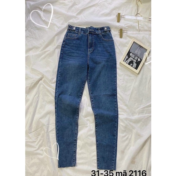 quần jeans co dãn lưng cao Bigsize 55kg-95kg