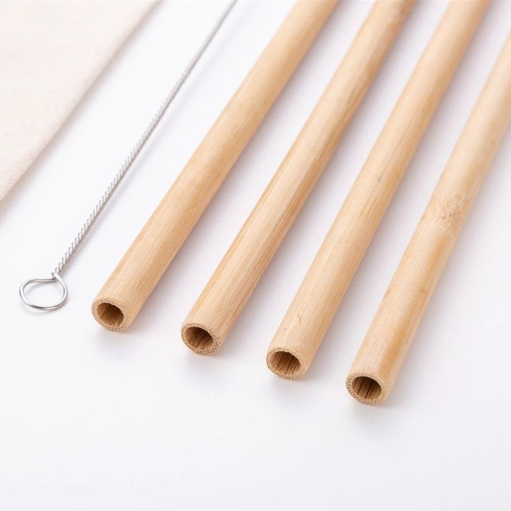 Ống hút tre gỗ dà chất lượng cao cấp thân thiện môi trường dùng được nhiều lần