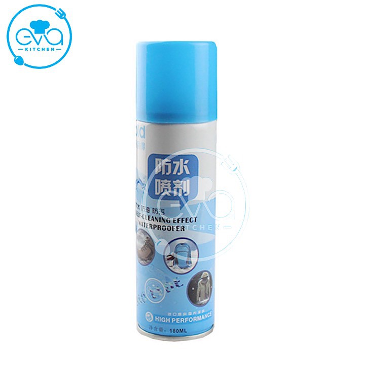 Chai Xịt Phủ Nano Chống Nước Bụi Bẩn Cho Giày Dép Và Quần Áo 180ml