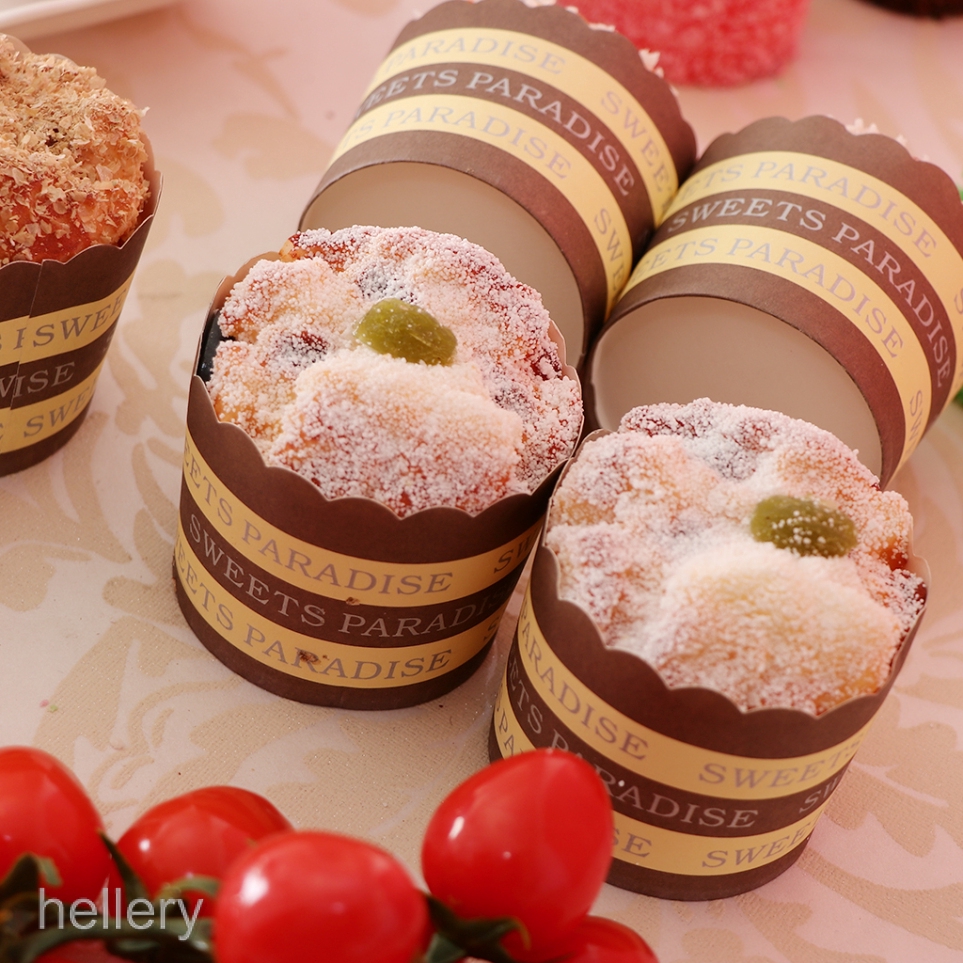 Set 6 mô hình bánh ngọt giả sống động dùng để trưng bày trong nhà