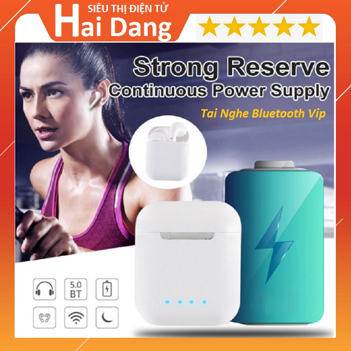 Tai Nghe Vip Bluetooth IXS -TWS, BT 5.0 Âm Thanh Bass Cực Chất Dùng IOS Và Android