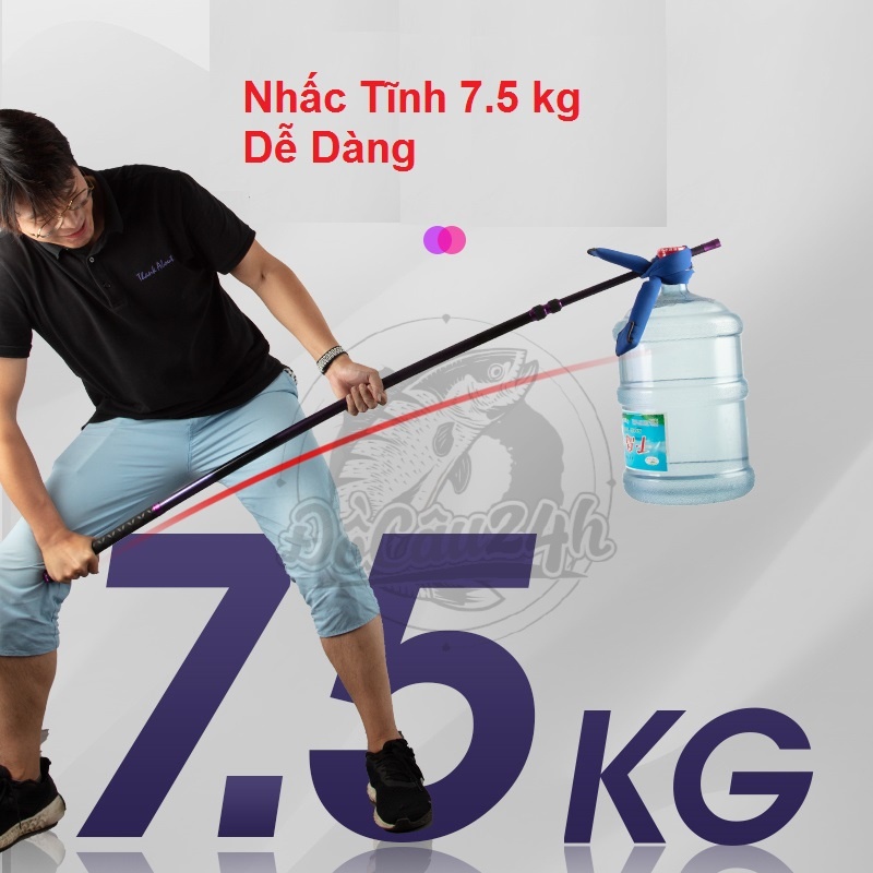 Gác Cần Câu Đài Săn Hàng MC-JIDIAONI Màu Tím Độ Cứng 20H