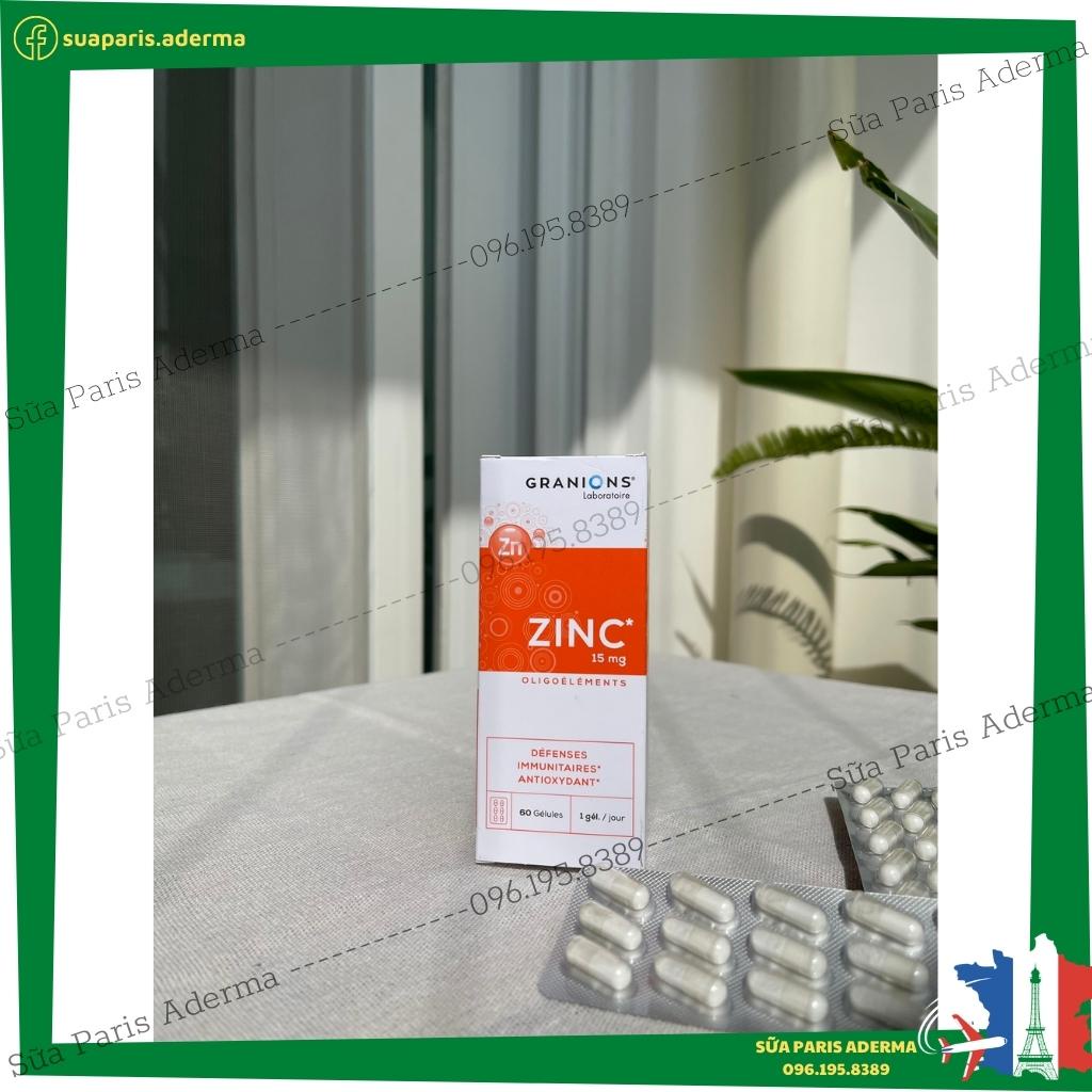 Vitamin Kẽm 15mg Zinc Granions_Sữa Paris Aderma