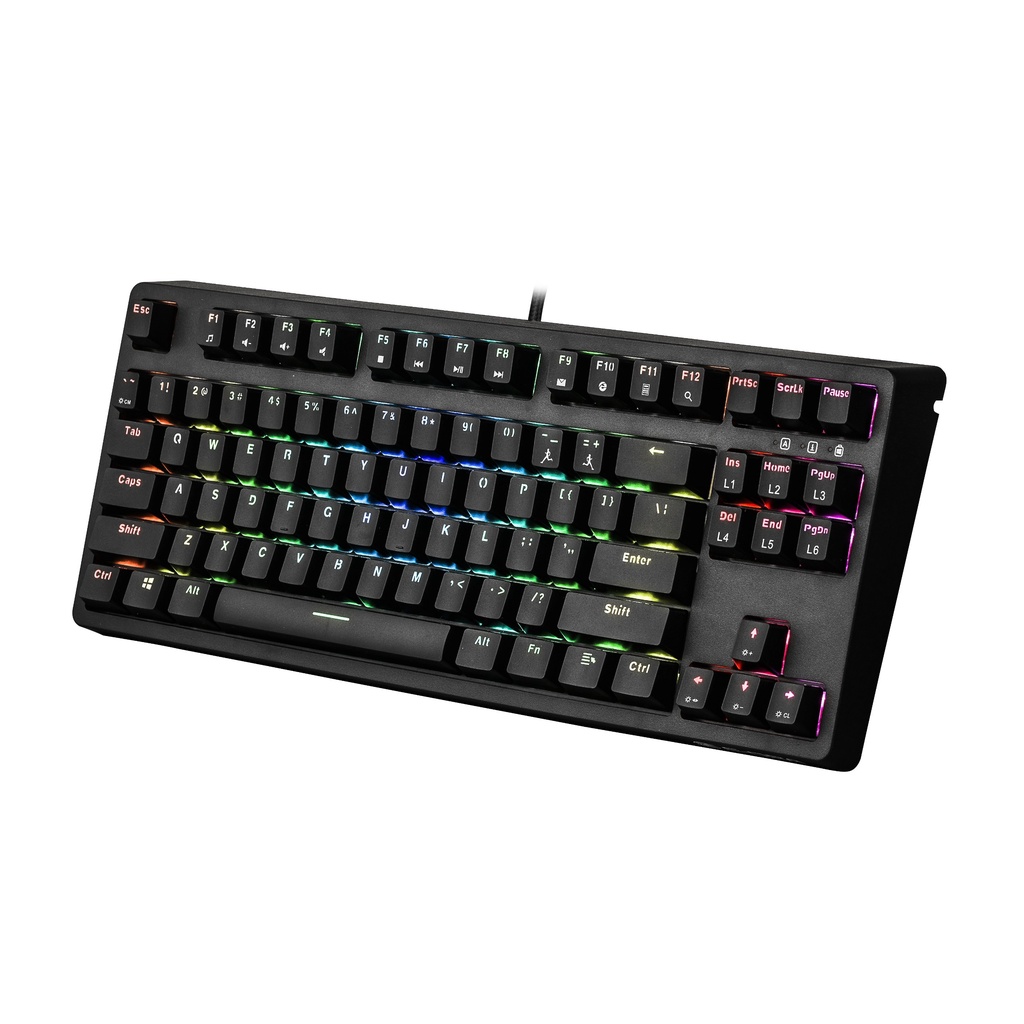 Bàn phím cơ EDRA EK387 v2 RGB / Rainbow TKL 2022