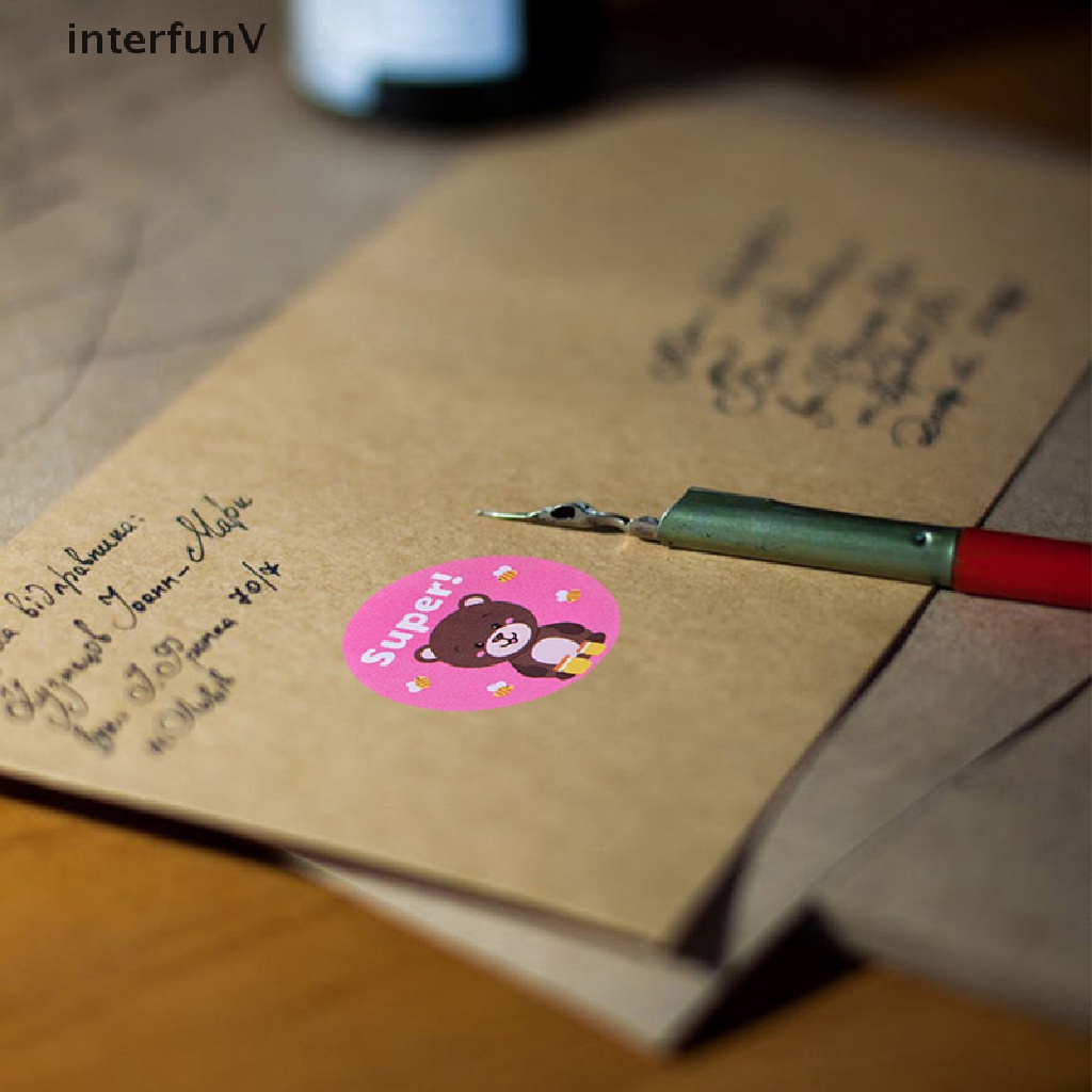 Set 500 Miếng Dán Hình Động Vật Dễ Thương Dùng Làm Phần Thưởng Cho Giáo Viên