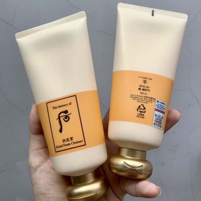 Sữa rửa mặt whoo vàng 40ml