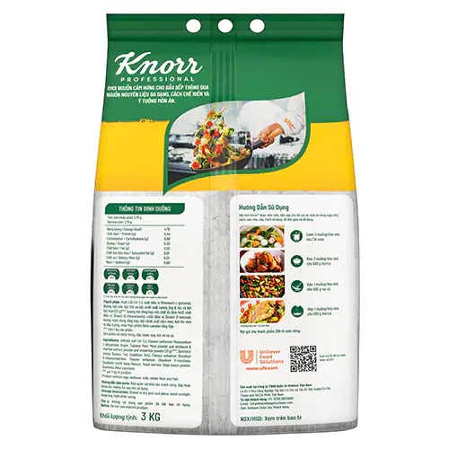 Hạt Nêm Thịt thăn Xương Ống Knorr 3Kg - MẪU MỚI