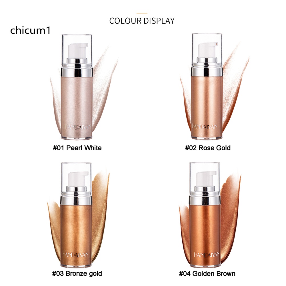 [Hàng mới về] Chai xịt bắt sáng toàn thân HANDAIYAN hiệu ứng nhũ dung tích 20ml