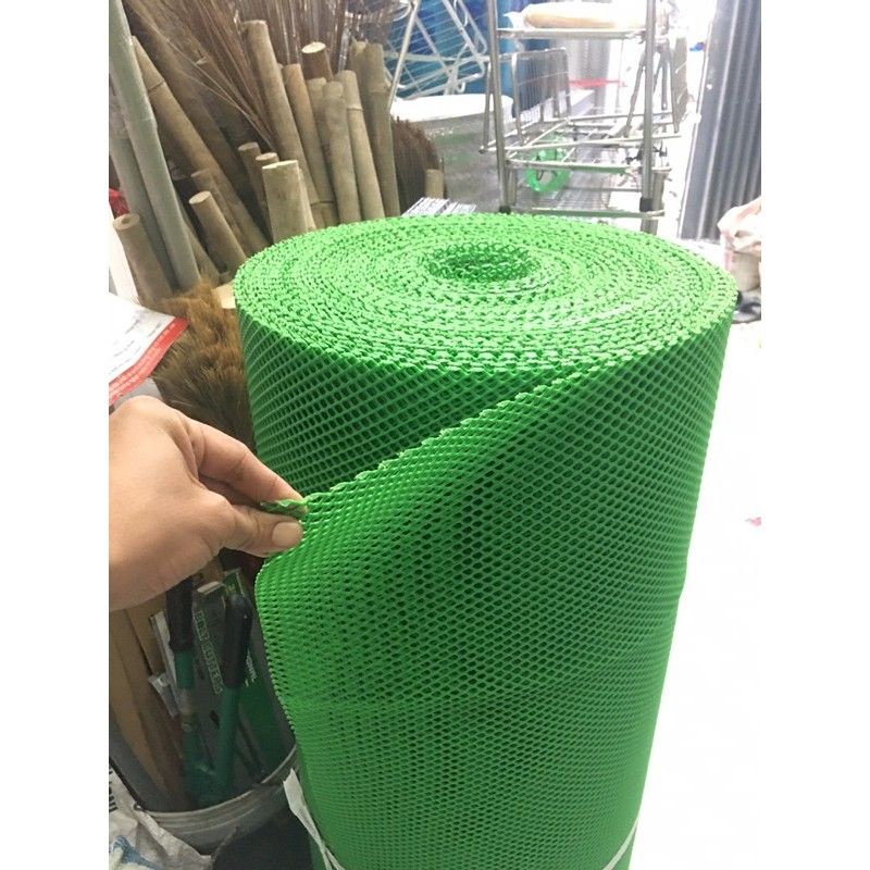 Lưới nhựa xanh dày siêu rẻ cao 1m