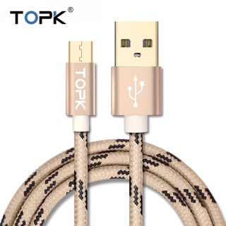   Clover 2020  Cáp sạc TOPK Micro USB 1M 1.5M 2M 