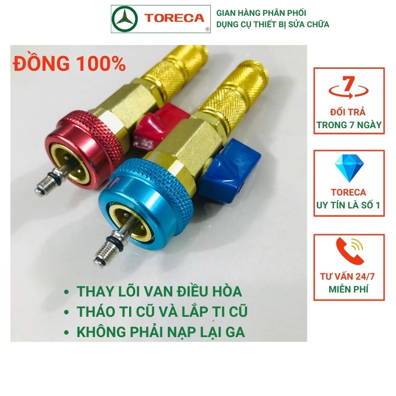 Bộ thay ti điều hòa không xả gas TORECA