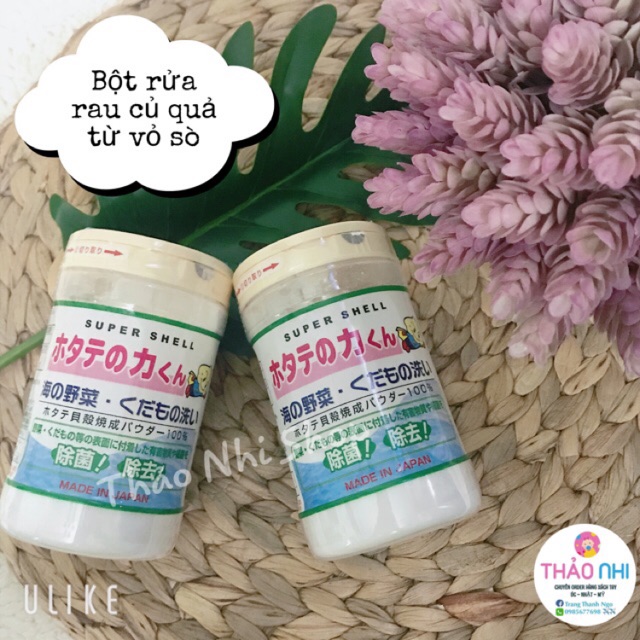 BỘT VỎ SÒ RỬA RAU CỦ NIPPON