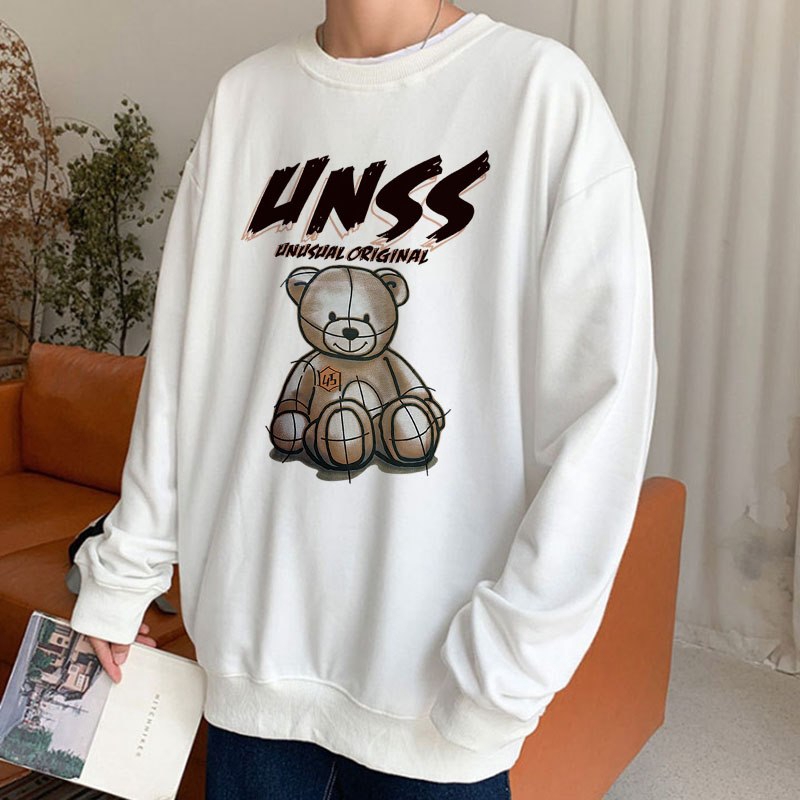 Áo sweater oversize năng động dáng rộng thời trang mùa thu dành cho nam