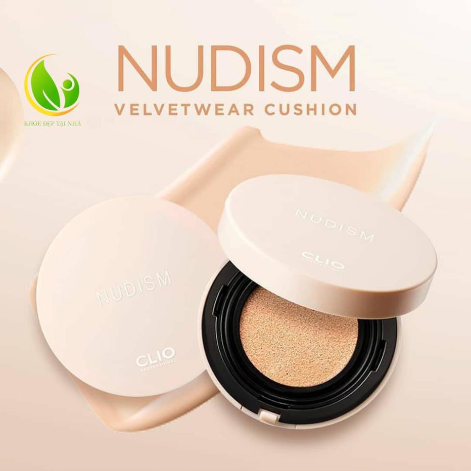 Phấn Nước CLIO Nudism Velvet Wear Cushion SPF 50+/PA+++ 15g - Chính Hãng | BigBuy360 - bigbuy360.vn