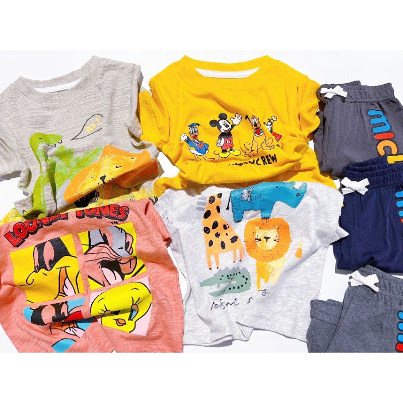 Bộ cotton xuất dư RuDesign cho bé trai SN40