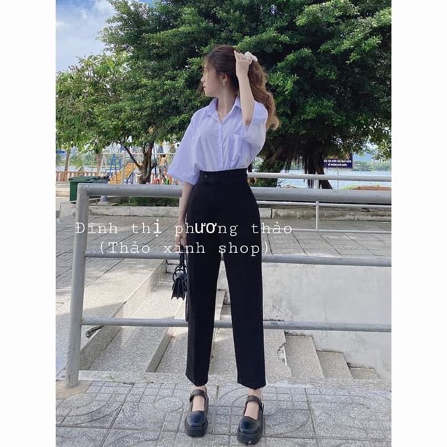 QUẦN BAGGY TÂY NÚT GÀI [ ẢNH THẠT Ở CUỐI ] | BigBuy360 - bigbuy360.vn