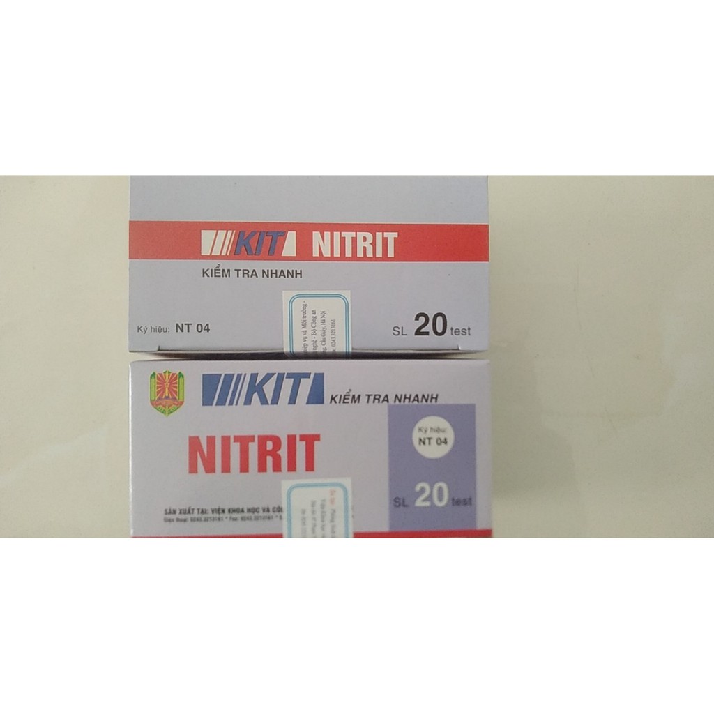 Test, Kit kiểm tra nhanh Nitrit NT04