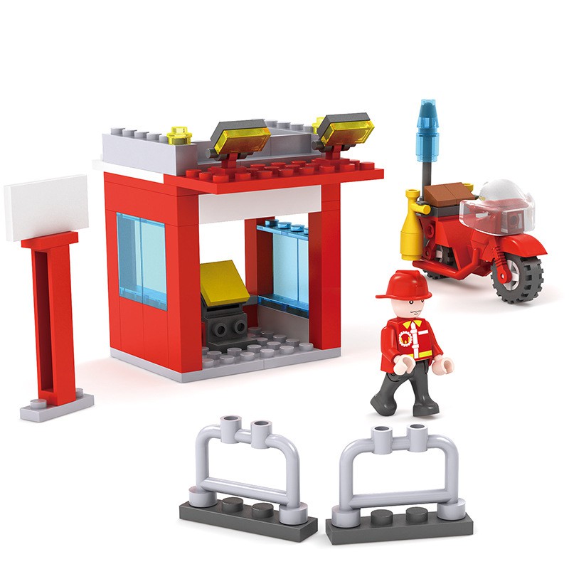 ĐỒ CHƠI LEGO XẾP HÌNH ĐỘI CỨU HỎA 8 TRONG 1