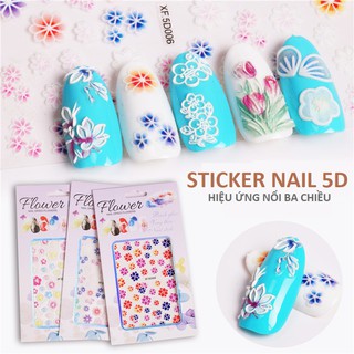 Sticker nail 5D - Hình dán móng ba chiều