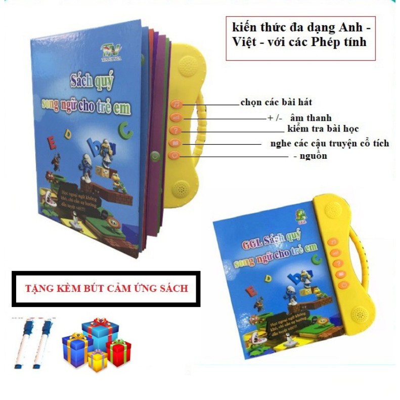 Bộ Sách Nói Song Ngữ Anh Việt Cho Bé