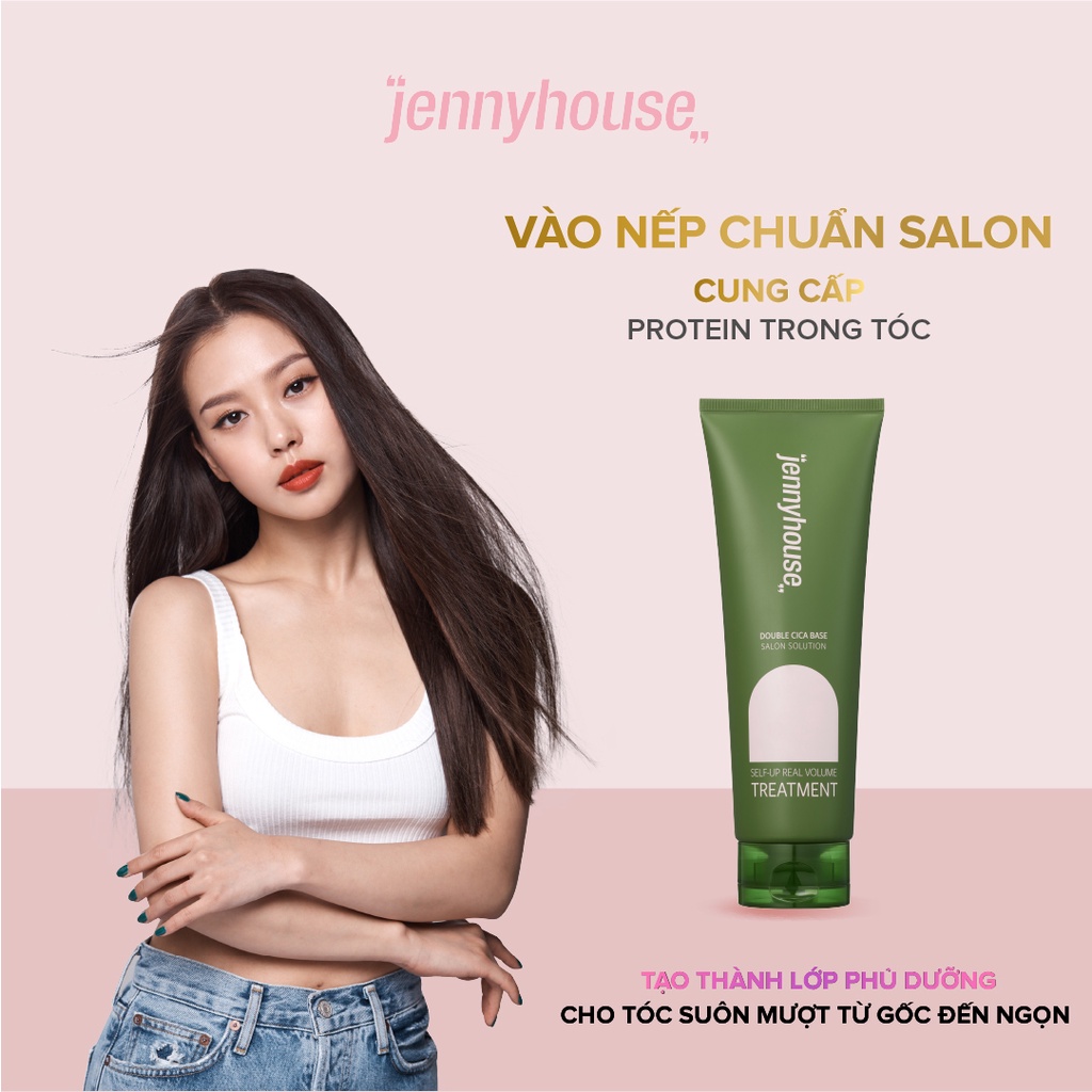 Dầu Xả Dưỡng Tóc JENNY HOUSE Self-Up Volume Treatment 230ml - Chăm Sóc Da Đầu, Cải Thiện Tóc Hư Tổn