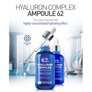 SERUM CẤP ẨM HISTOLAB - TINH CHẤT CẤP ẨM 62% HYALURON COMPLEX AMPOULE