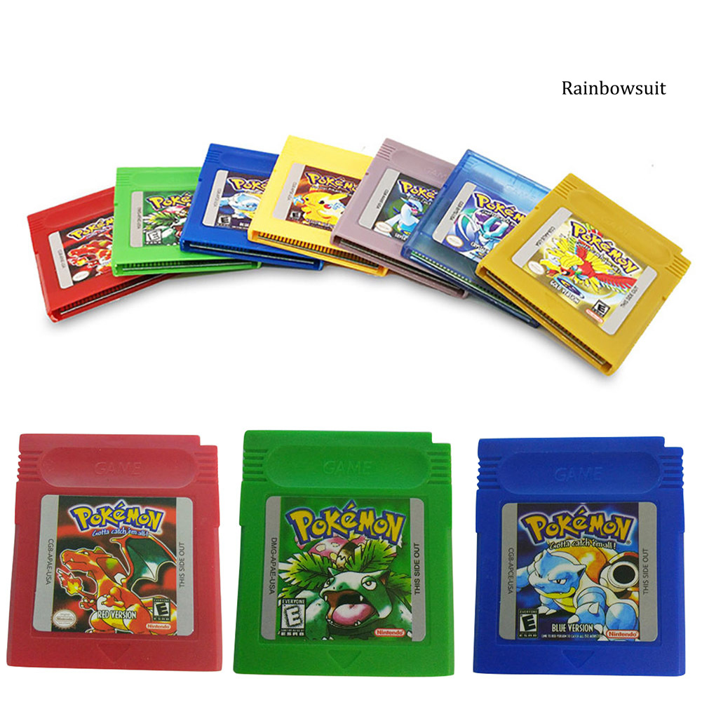 Thẻ chơi game NINTENDO Pokemon GBC dòng phiên bản giới hạn