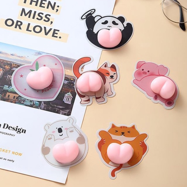 Miếng Dán Bảo Vệ Kính Chiếu Hậu Xe Hơi Chống Trầy Xước Họa Tiết Hoạt Hình Dễ Thương