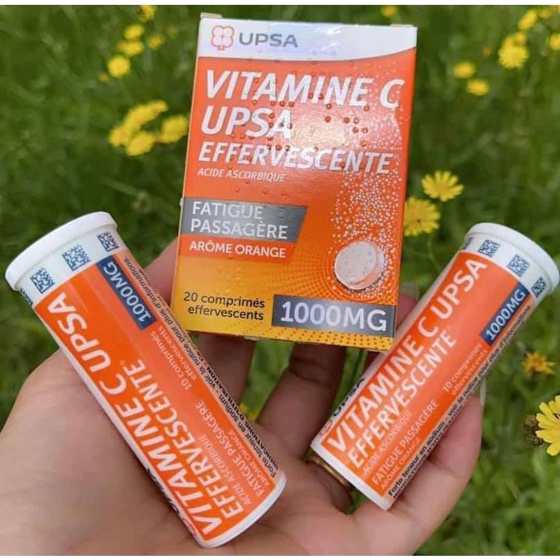 (Thanh lý hạn T3/23) Sủi UPSA Vitamin C hàng nội địa Pháp